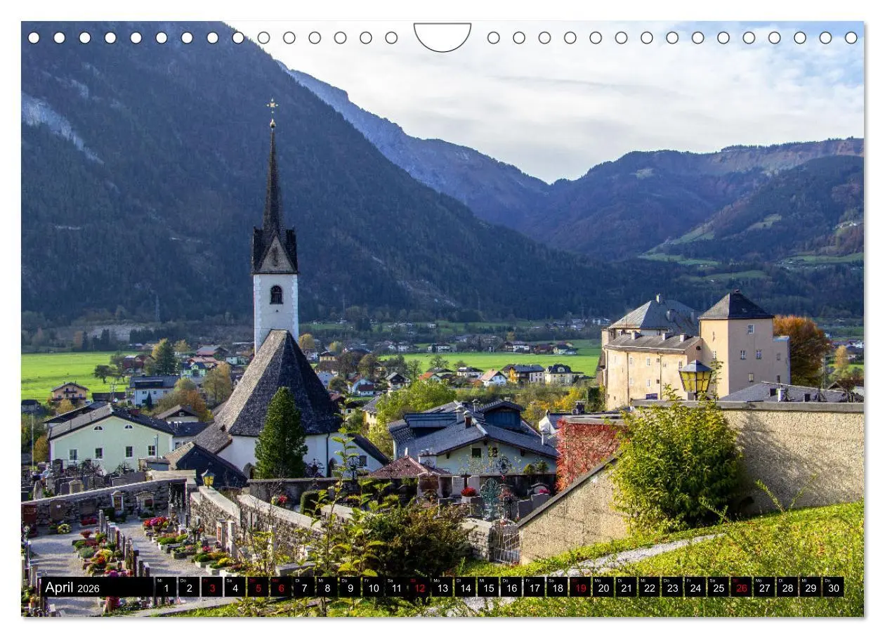 Bild: 9783457549568 | Golling an der Salzach (Wandkalender 2026 DIN A4 quer), CALVENDO...