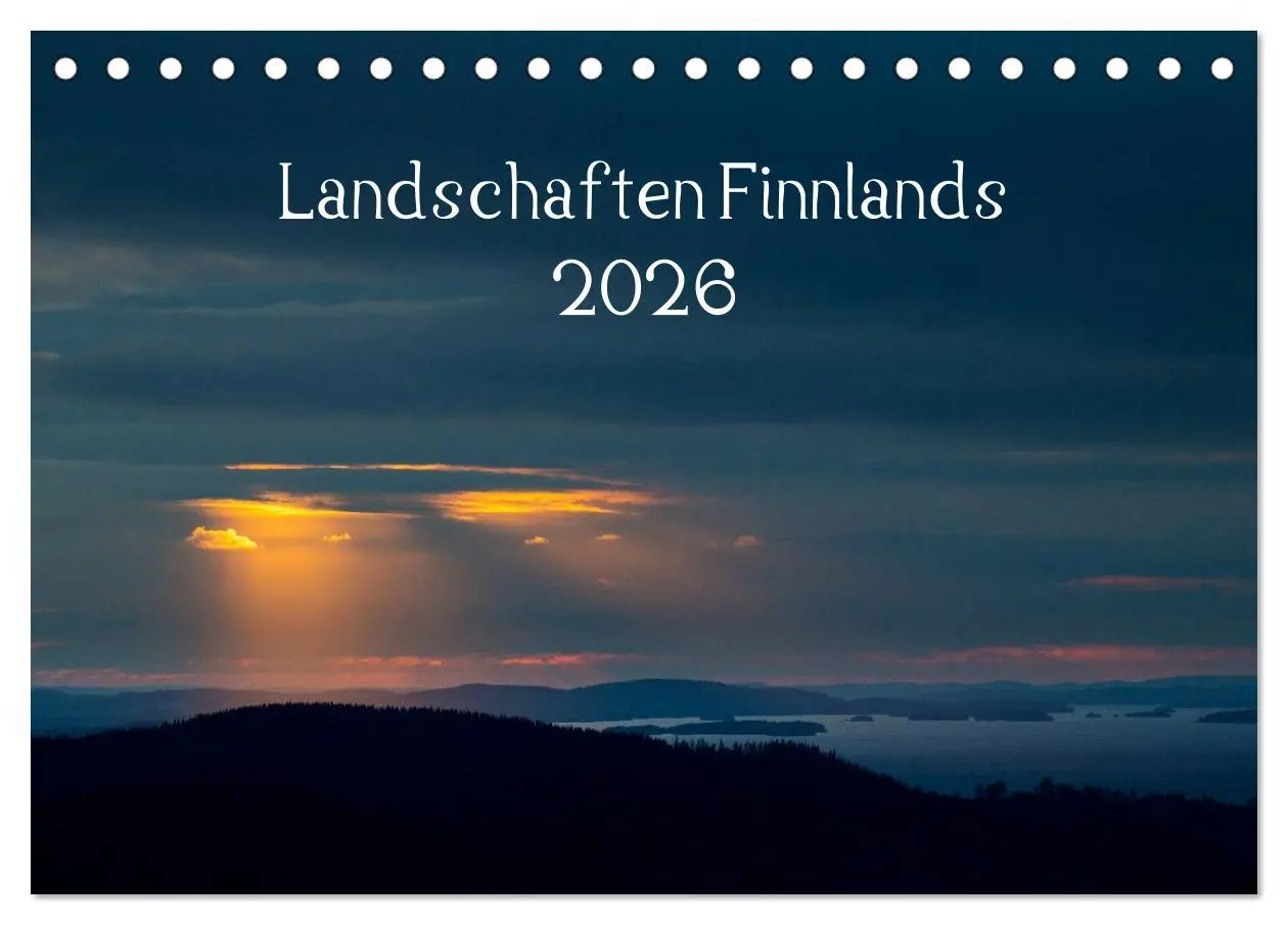 Cover: 9783516019568 | Landschaften Finnlands (Tischkalender 2026 DIN A5 quer), CALVENDO...