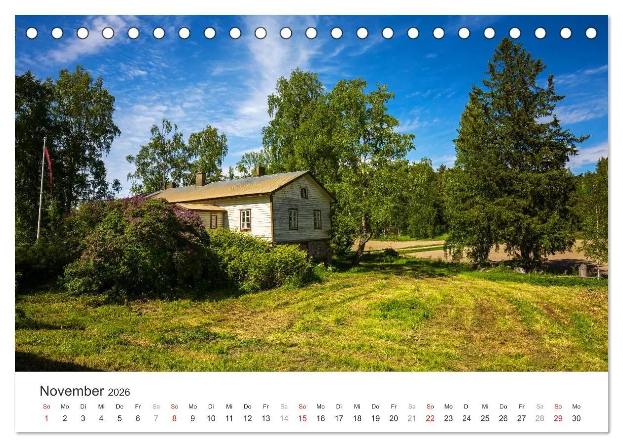 Bild: 9783516019568 | Landschaften Finnlands (Tischkalender 2026 DIN A5 quer), CALVENDO...