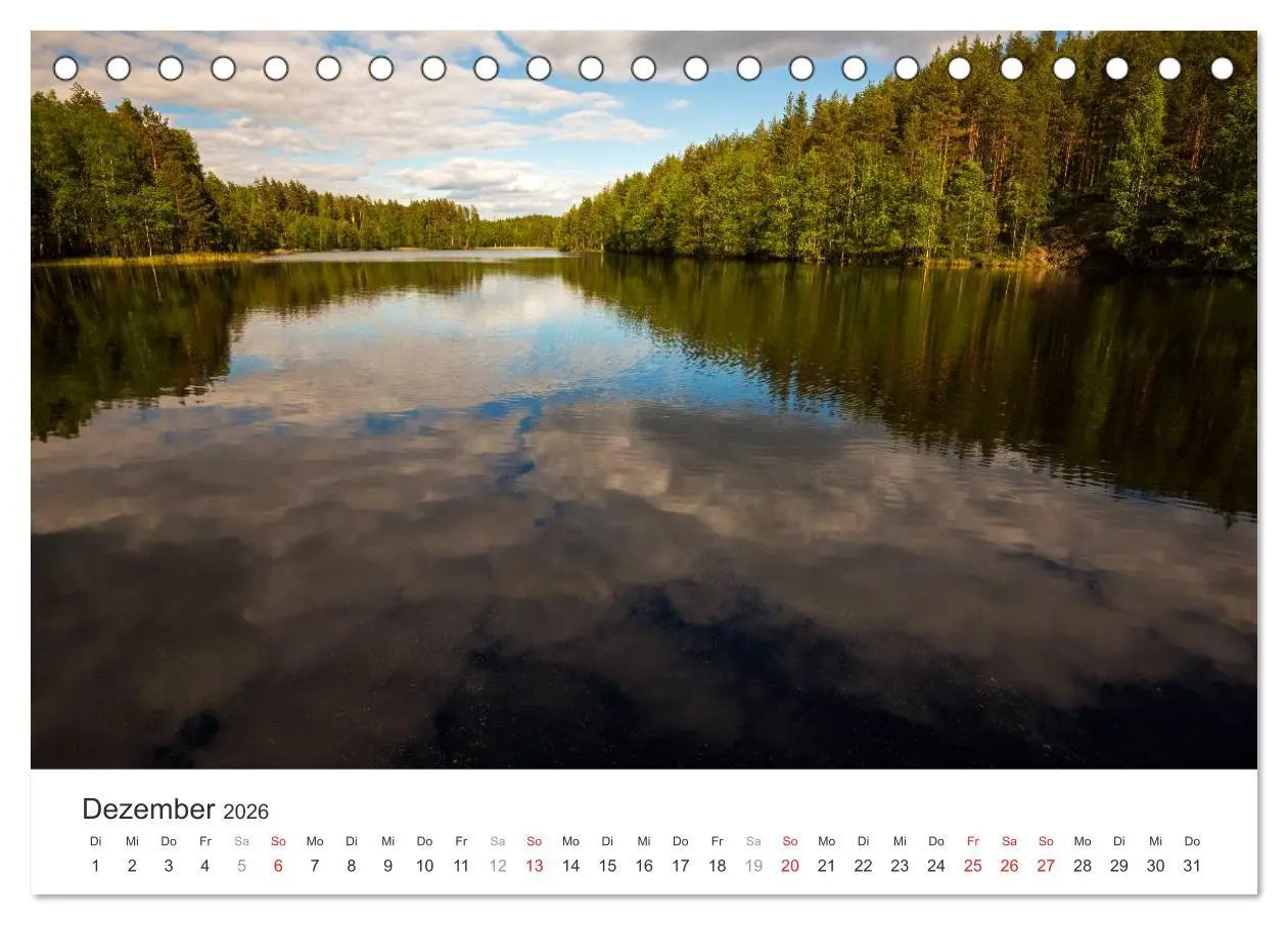 Bild: 9783516019568 | Landschaften Finnlands (Tischkalender 2026 DIN A5 quer), CALVENDO...