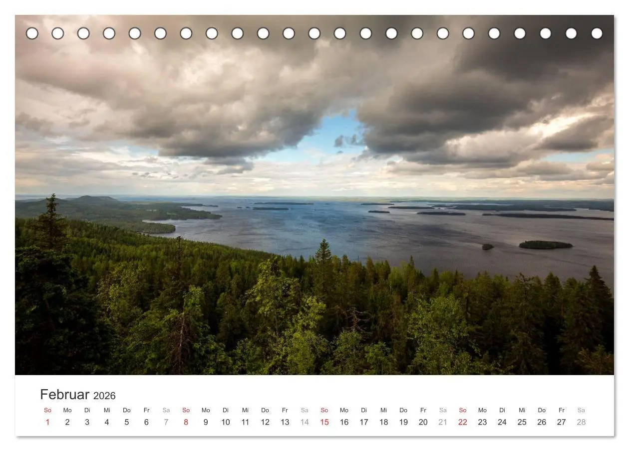 Bild: 9783516019568 | Landschaften Finnlands (Tischkalender 2026 DIN A5 quer), CALVENDO...