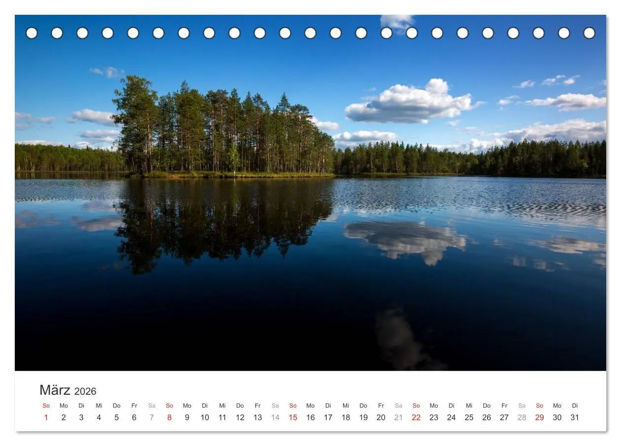 Bild: 9783516019568 | Landschaften Finnlands (Tischkalender 2026 DIN A5 quer), CALVENDO...