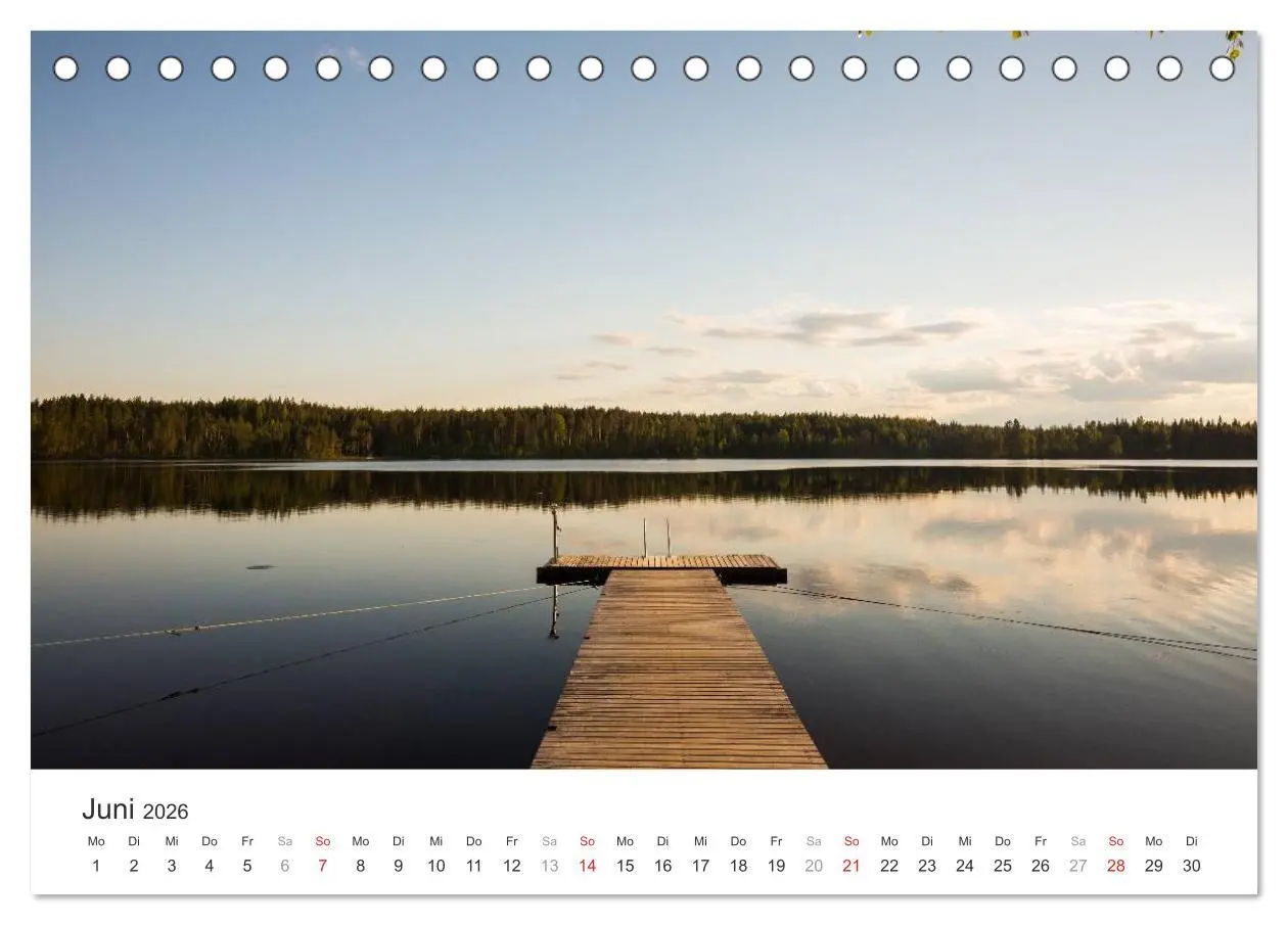 Bild: 9783516019568 | Landschaften Finnlands (Tischkalender 2026 DIN A5 quer), CALVENDO...
