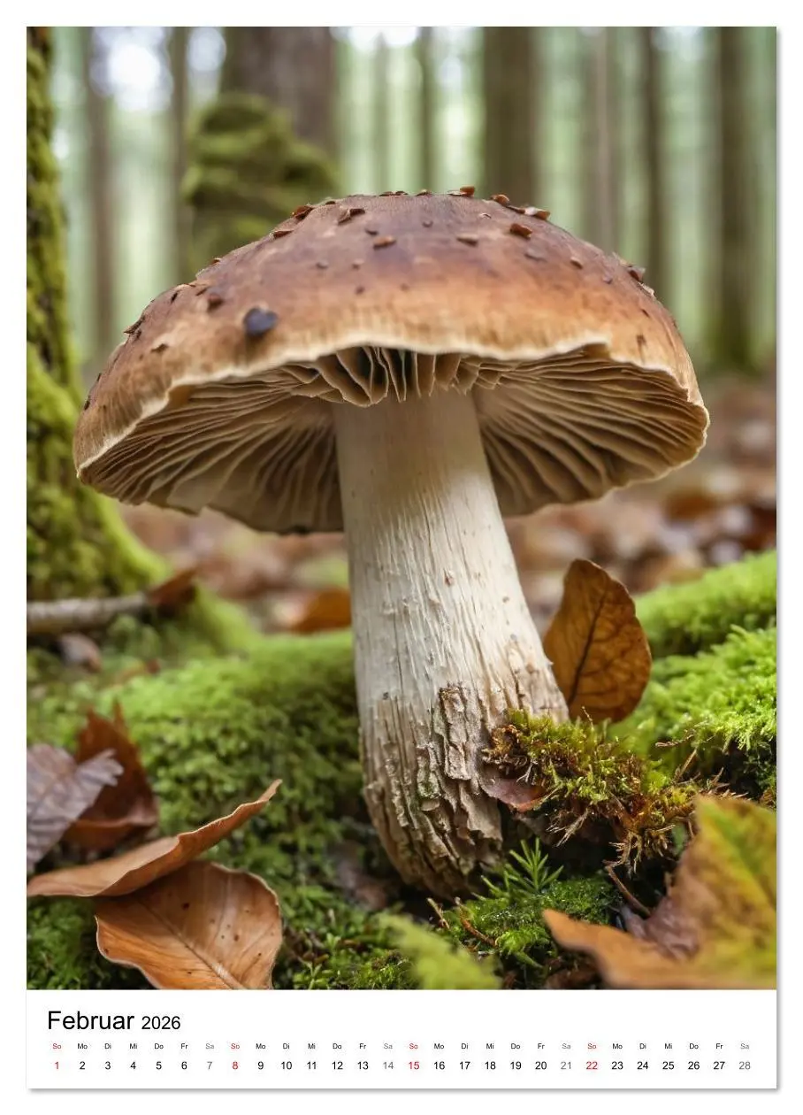 Bild: 9783516639568 | WILDE PILZE - Essbare, giftige und seltene Pilzarten (Wandkalender...