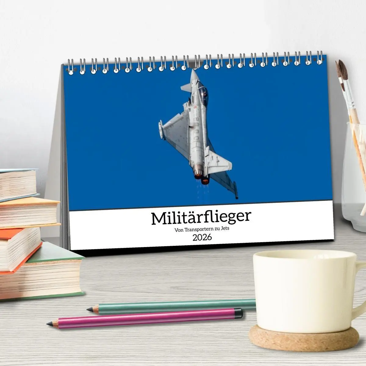Bild: 9783516709568 | Militärflieger (Tischkalender 2026 DIN A5 quer), CALVENDO...