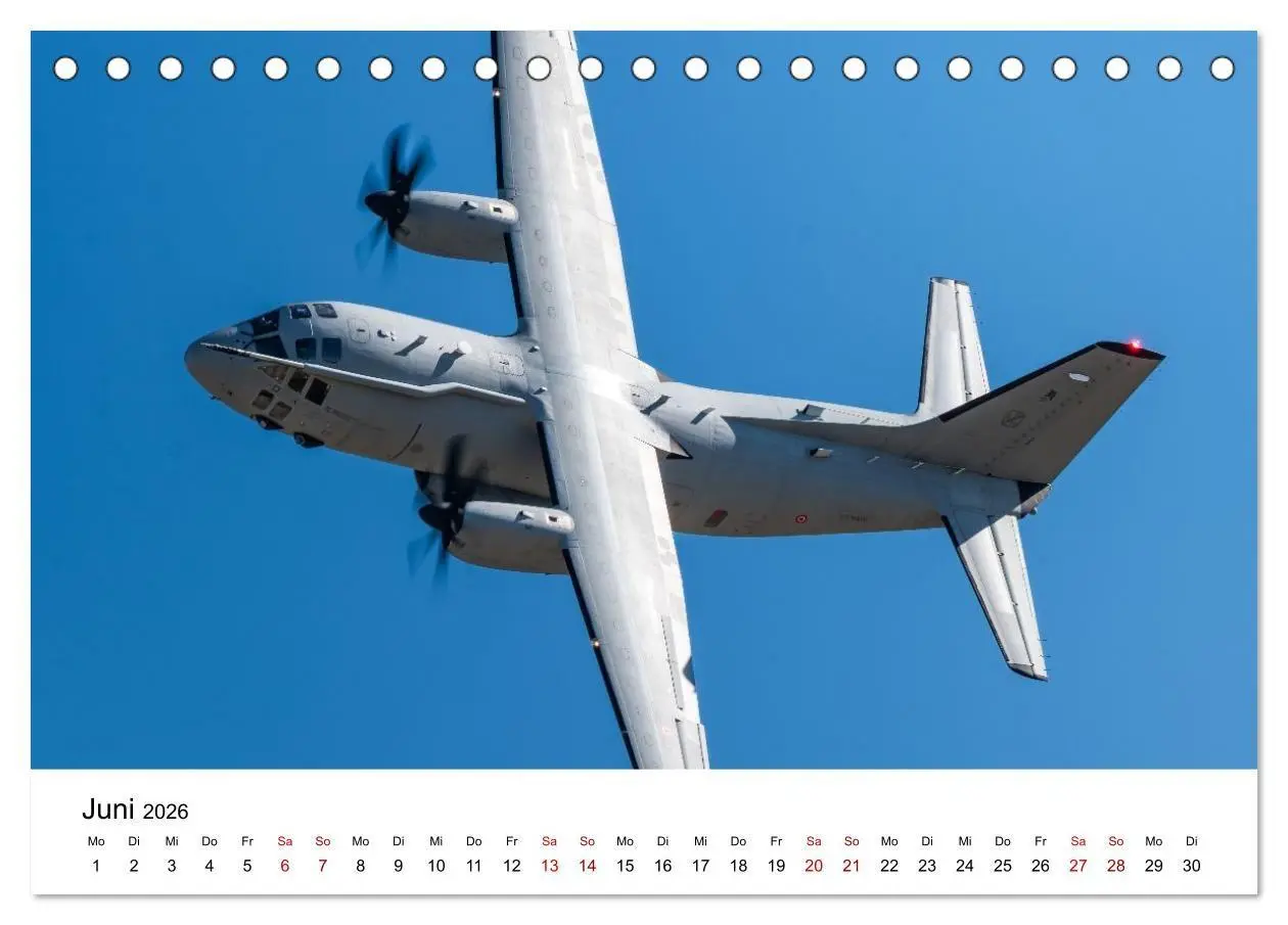 Bild: 9783516709568 | Militärflieger (Tischkalender 2026 DIN A5 quer), CALVENDO...
