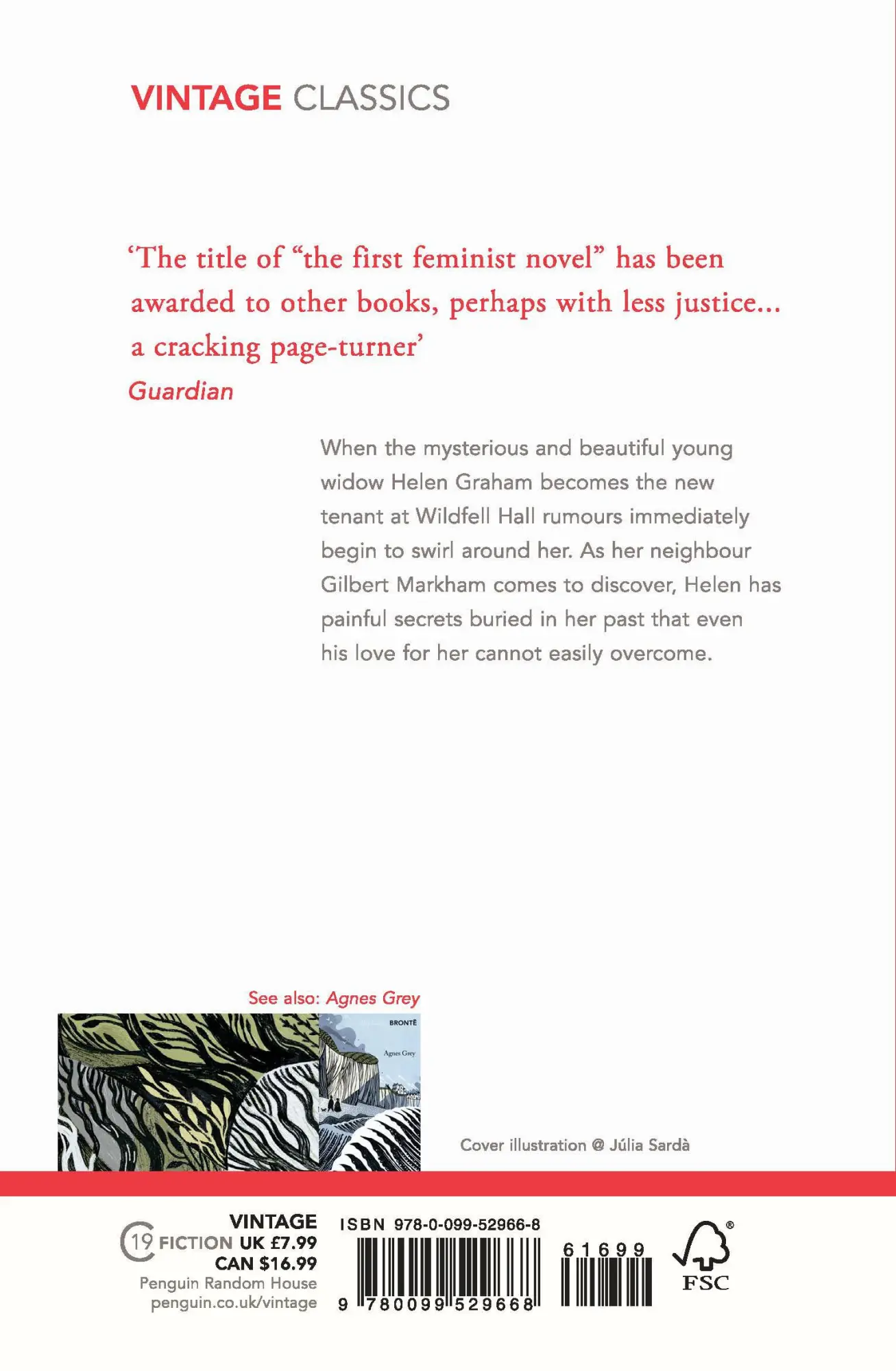 Rückseite: 9780099529668 | The Tenant of Wildfell Hall | Anne Bronte | Taschenbuch | Englisch
