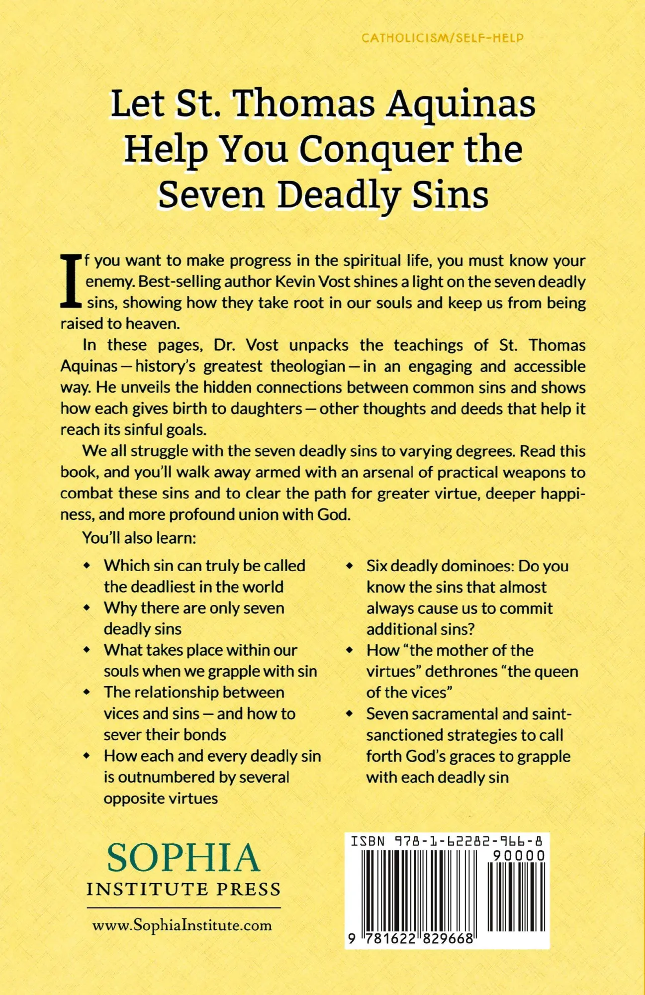 Rückseite: 9781622829668 | Seven Deadly Sins | Kevin Vost | Taschenbuch | Englisch | 2015