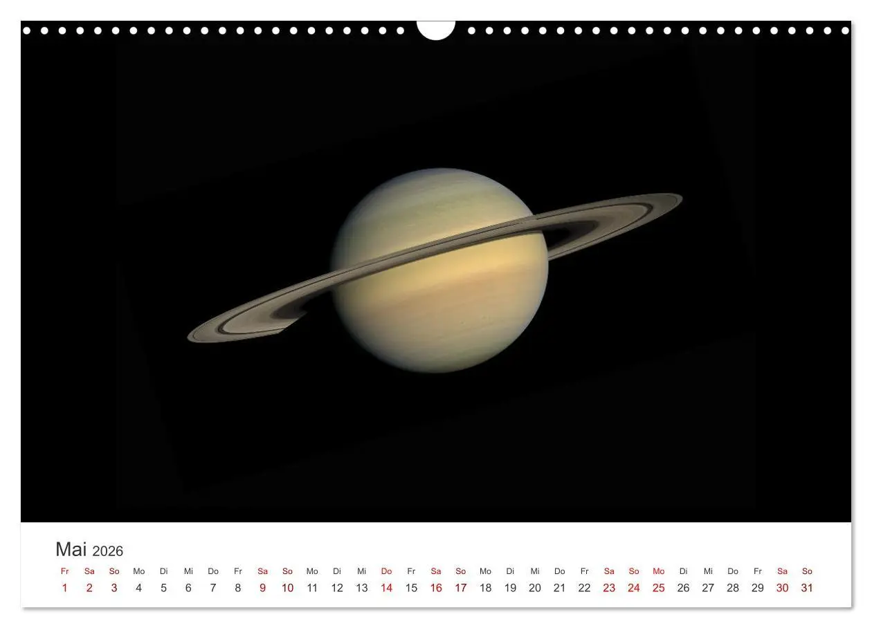 Bild: 9783457539668 | Planeten - Eine spektakuläre Reise ins All. (Wandkalender 2026 DIN...