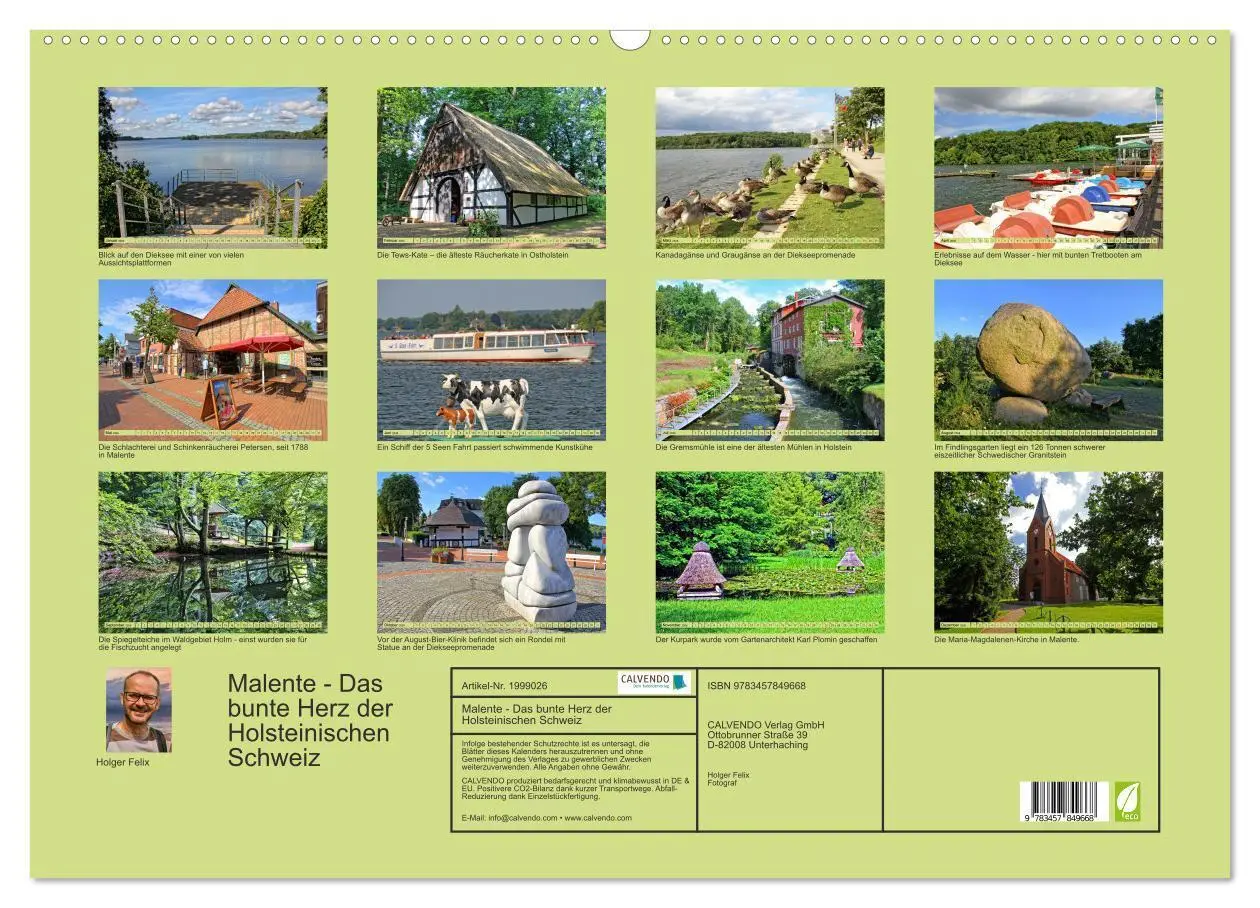 Bild: 9783457849668 | Malente - Das bunte Herz der Holsteinischen Schweiz (Wandkalender...