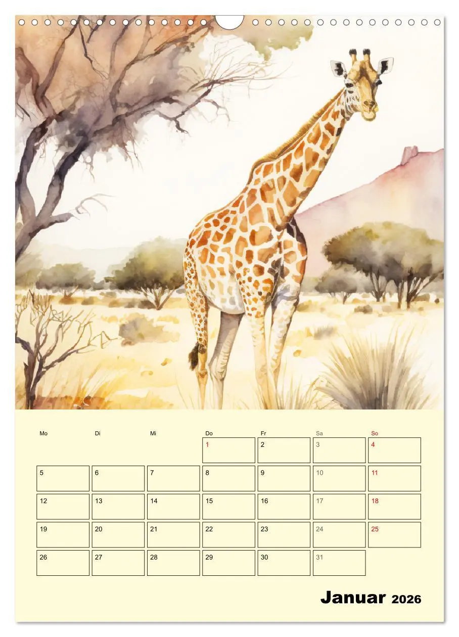 Bild: 9783516319668 | Schöne Aquarelle. Darstellungen von Afrikas Wildtieren...