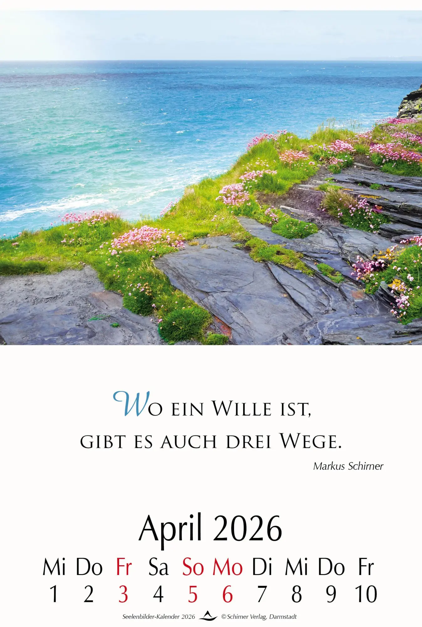 Bild: 9783843499668 | Seelenbilder-Kalender 2026 | Wandkalender | Markus Schirner | Kalender