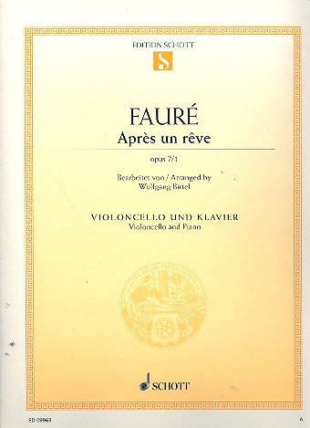 Cover: 9790001189668 | Après un rêve | Gabriel Fauré | Buch | 10 S. | Deutsch | 2012