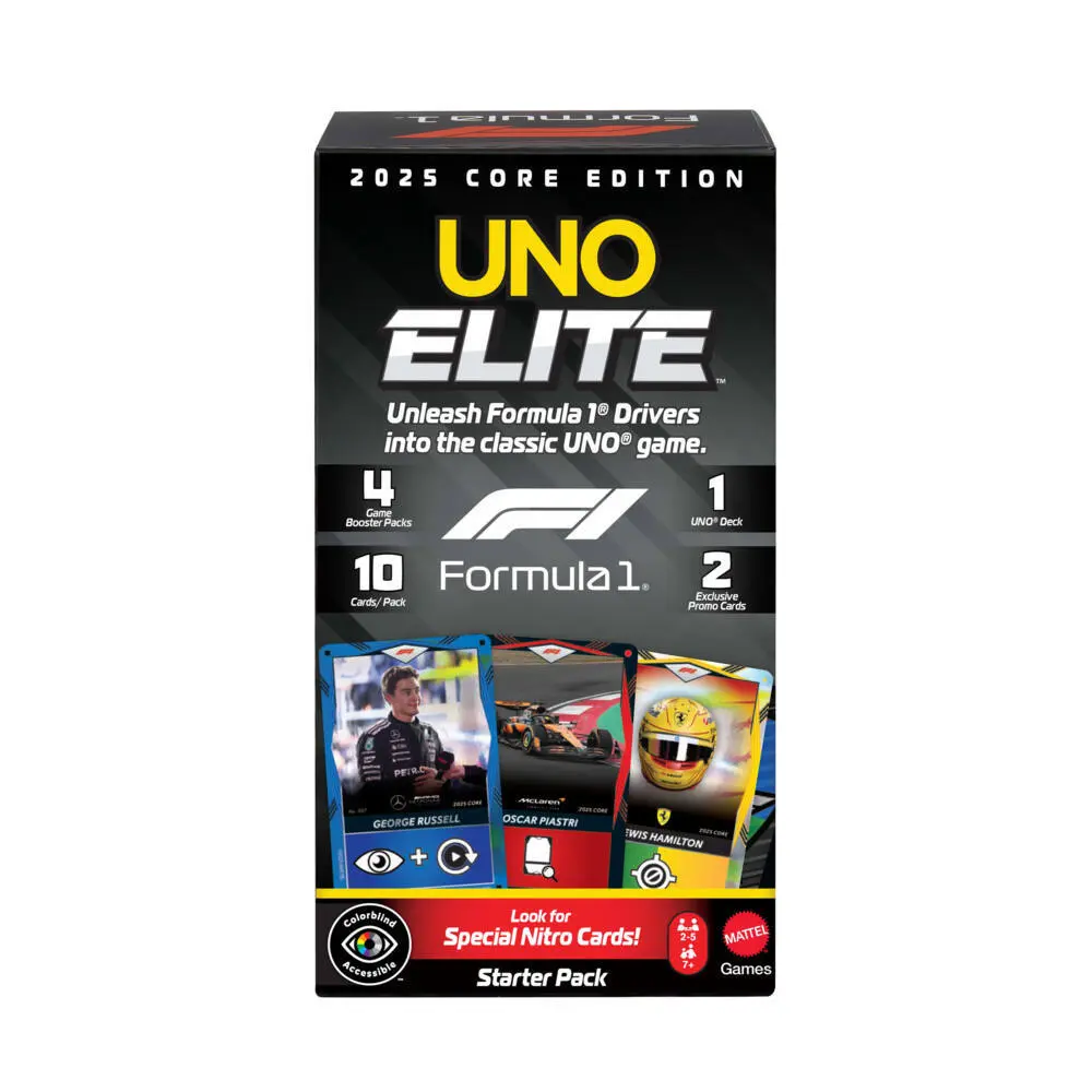 Cover: 194735369768 | UNO Elite F1 Starter-Set | Spiel | Karton | JLV42 | Deutsch | 2026