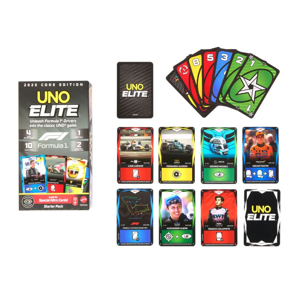 Bild: 194735369768 | UNO Elite F1 Starter-Set | Spiel | Karton | JLV42 | Deutsch | 2026
