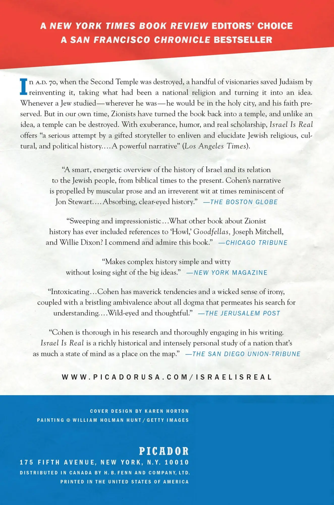 Rückseite: 9780312429768 | Israel Is Real | Rich Cohen | Taschenbuch | Kartoniert / Broschiert