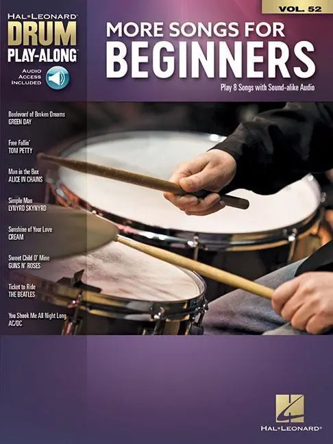 Cover: 9781540029768 | More Songs for Beginners | Drum Play-Along Volume 52 | Corp | Buch
