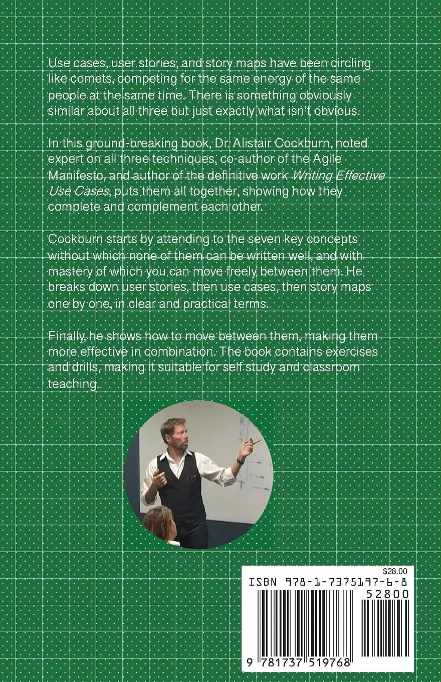 Rückseite: 9781737519768 | Unifying User Stories, Use Cases, Story Maps | The power of verbs