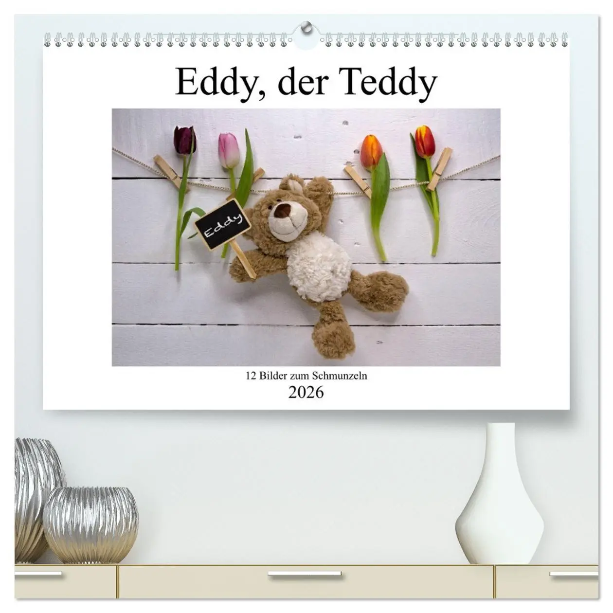 Cover: 9783457699768 | Eddy, der Teddy - 12 Bilder zum Schmunzeln (hochwertiger Premium...