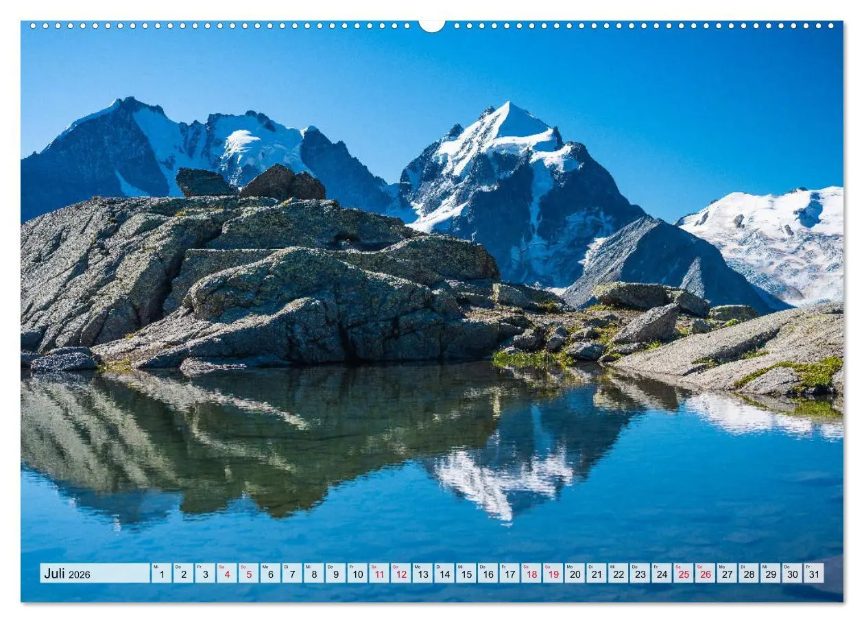Bild: 9783457769768 | Bündnerland (Wandkalender 2026 DIN A2 quer), CALVENDO Monatskalender