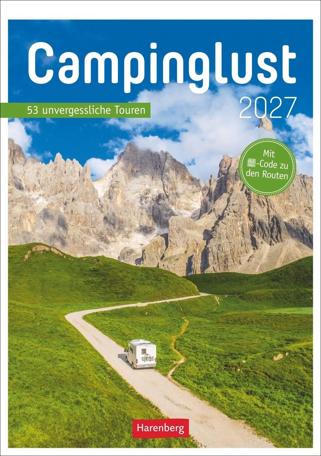 Cover: 9783840039768 | Campinglust Wochen-Kulturkalender 2027 - 53 unvergessliche Touren