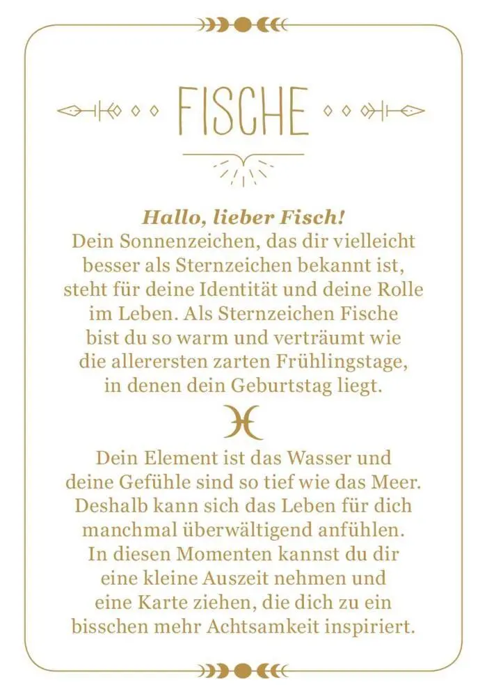 Bild: 9783845849768 | Achtsamkeit für die Fische | 50 Astro-Kärtchen | Taschenbuch | 51 S.