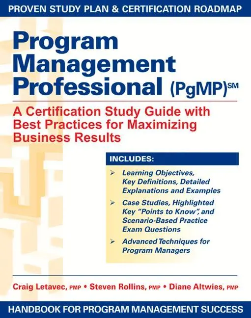 Cover: 9781932159868 | Program Management Professional (Pgmp): A Certification Study Guide...