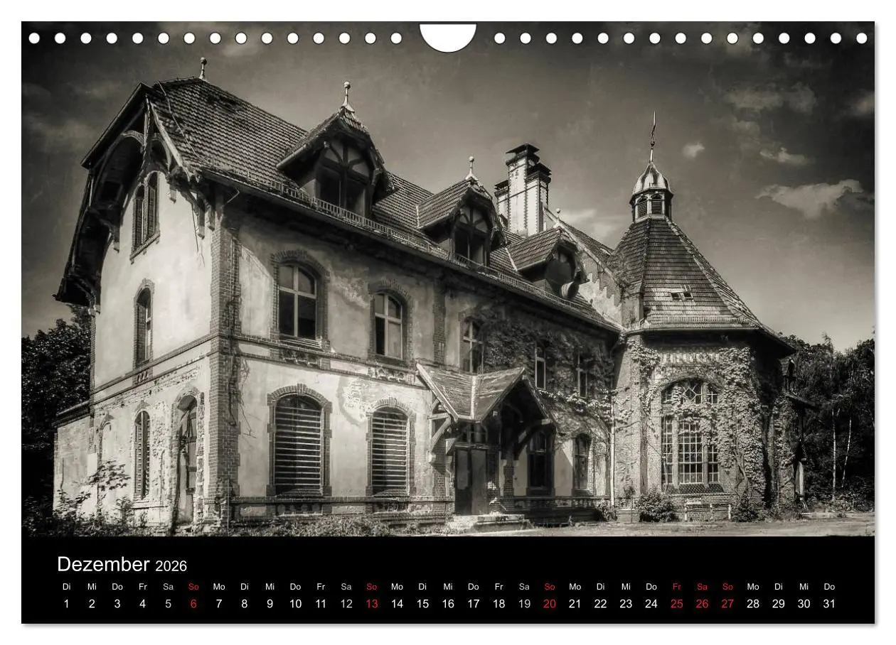 Bild: 9783457999868 | Lost Places Geisterhäuser (Wandkalender 2026 DIN A4 quer), CALVENDO...