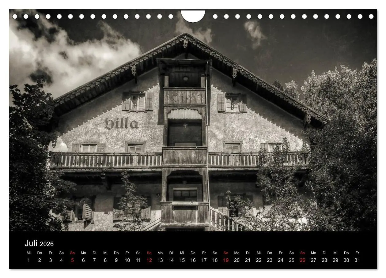 Bild: 9783457999868 | Lost Places Geisterhäuser (Wandkalender 2026 DIN A4 quer), CALVENDO...