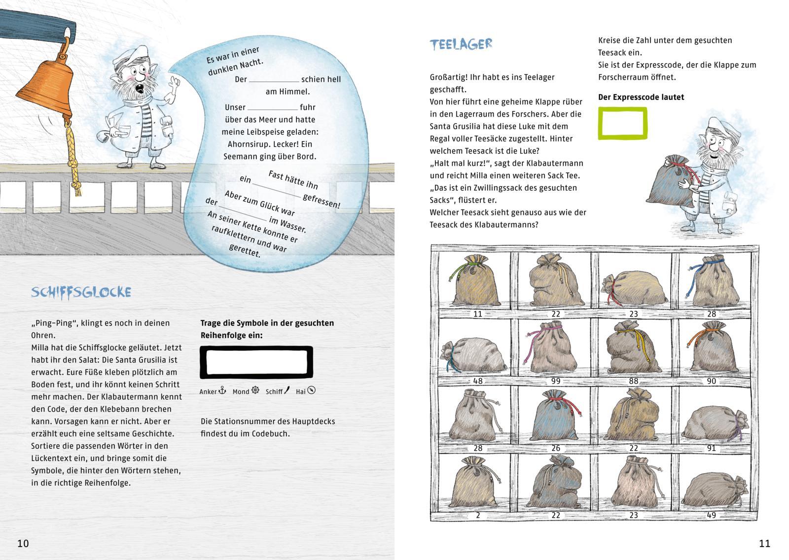 Bild: 9783551189868 | Escape-Buch für Grundschulkinder: Escape Challenge: Flucht vom...