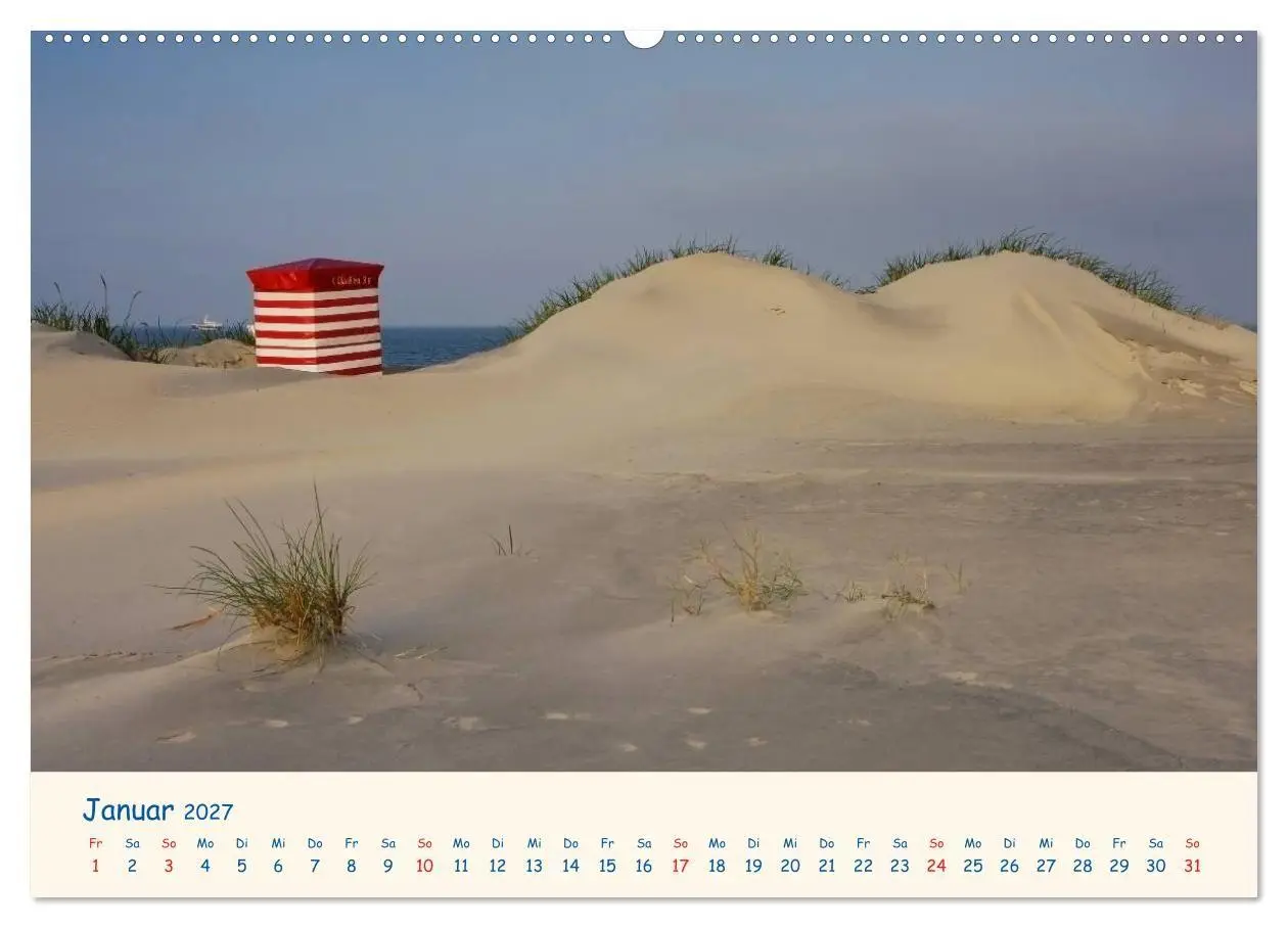 Bild: 9783594129968 | Urlaub auf Borkum (Wandkalender 2027 DIN A2 quer), CALVENDO...