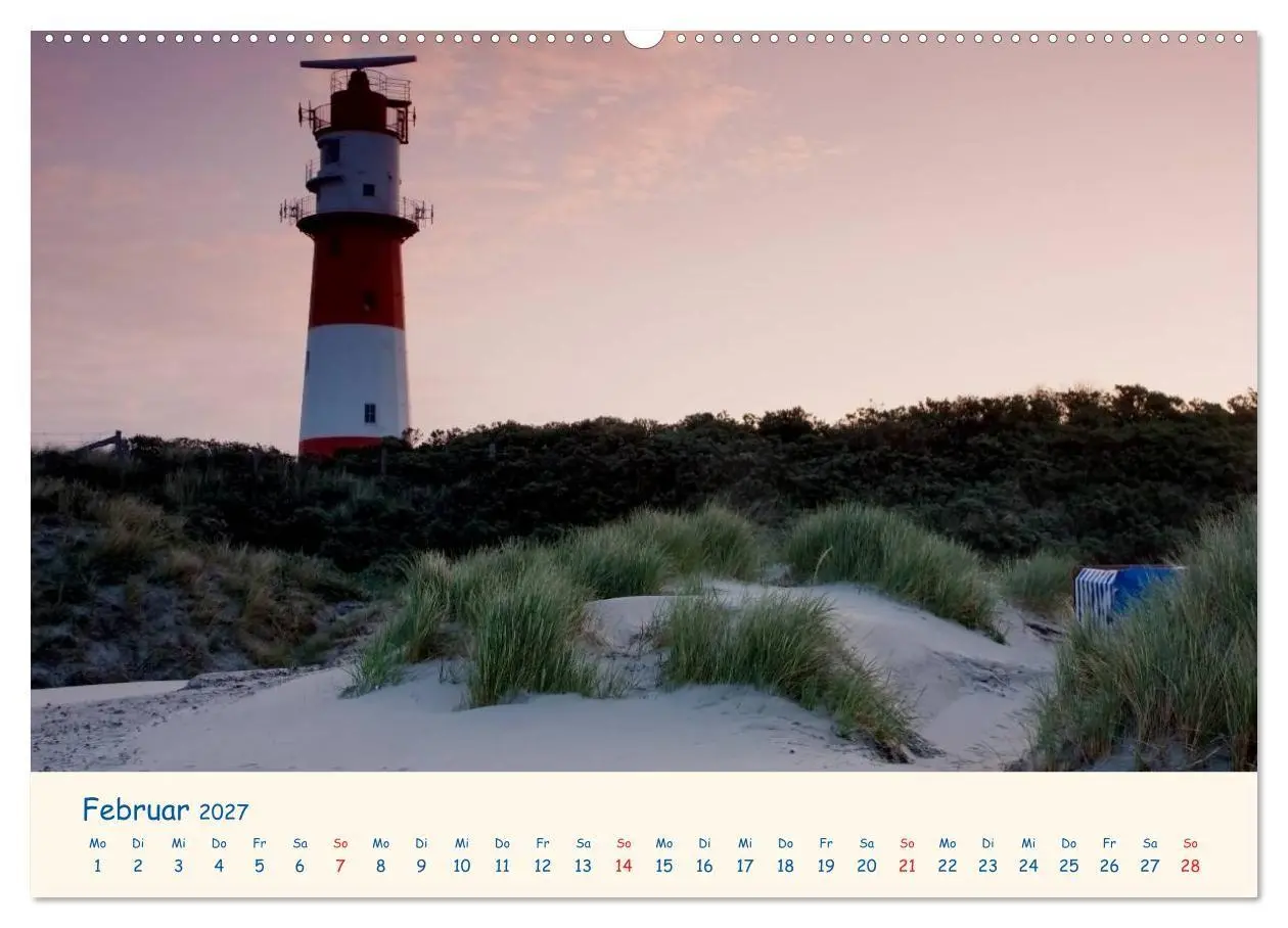 Bild: 9783594129968 | Urlaub auf Borkum (Wandkalender 2027 DIN A2 quer), CALVENDO...
