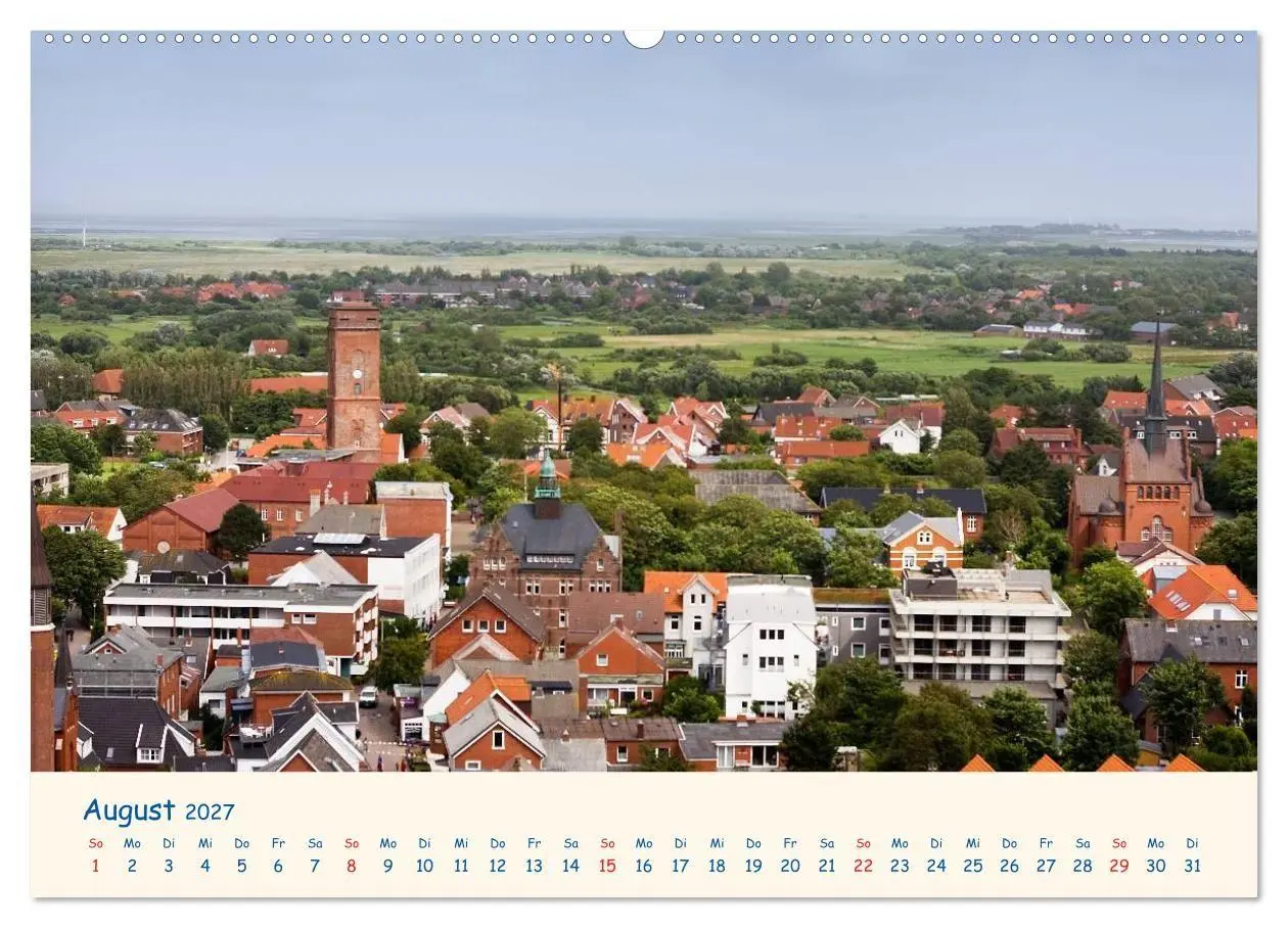 Bild: 9783594129968 | Urlaub auf Borkum (Wandkalender 2027 DIN A2 quer), CALVENDO...