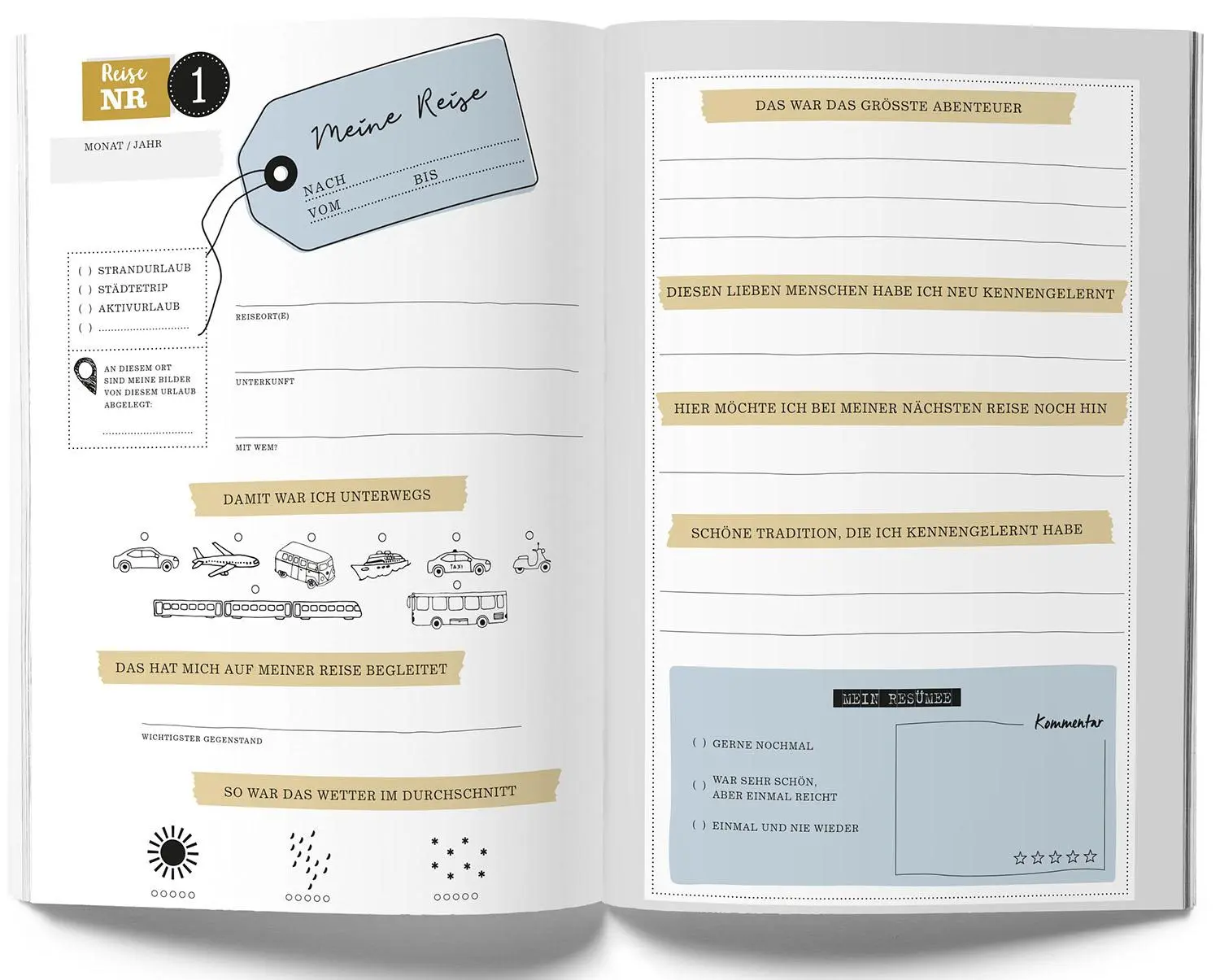 Bild: 9783828309968 | GuideMe Reisetagebuch Travel Memories "Meine Reisen" | AG | Buch