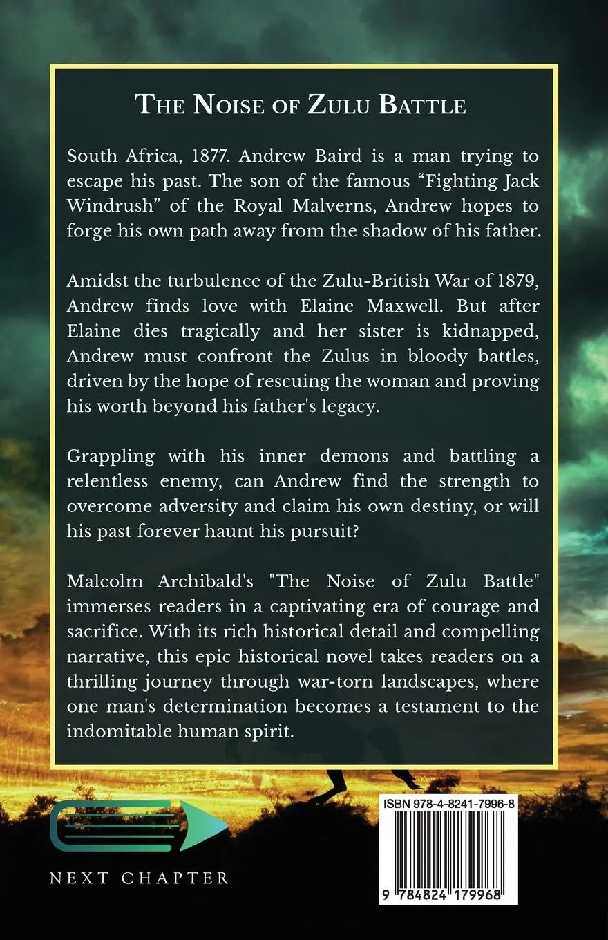 Rückseite: 9784824179968 | The Noise of Zulu Battle | Malcolm Archibald | Taschenbuch | Englisch