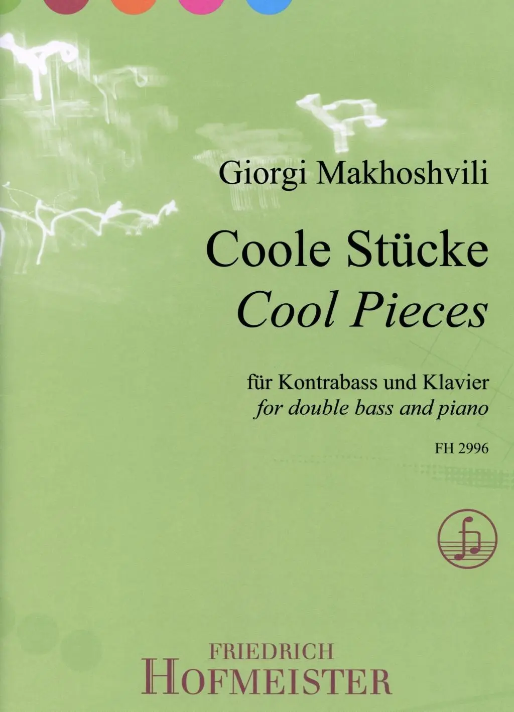 Cover: 9790203429968 | Coole Stücke, für Kontrabass, Klavier | Cool pieces | Makhoshvili