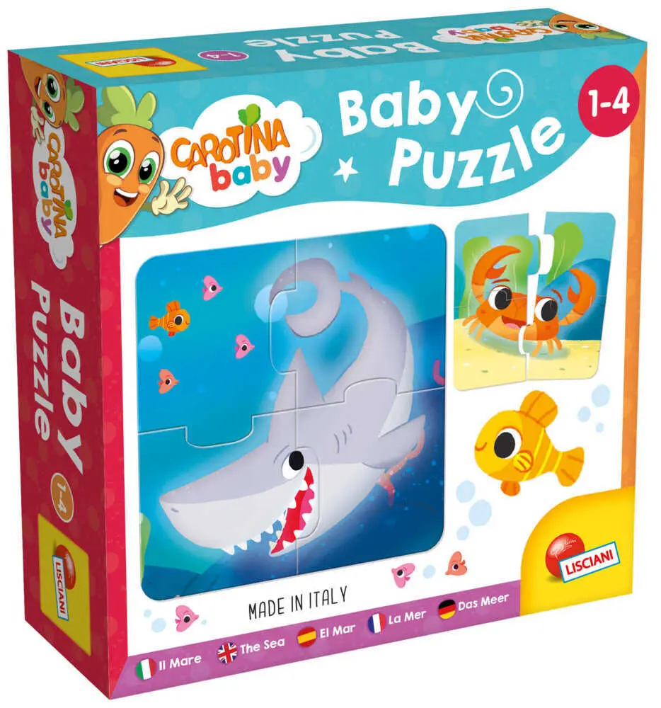 Cover: 8008324080069 | Carotina Baby Puzzle: Das Meer | Spiel | In Kartonschachtel | 80069