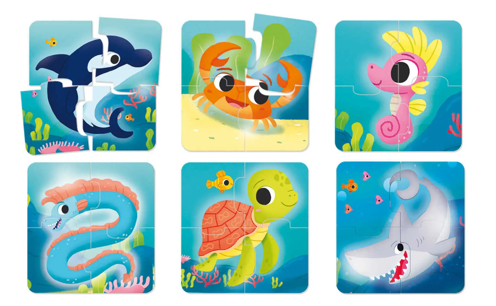Bild: 8008324080069 | Carotina Baby Puzzle: Das Meer | Spiel | In Kartonschachtel | 80069