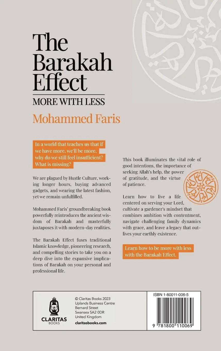 Rückseite: 9781800110069 | The Barakah Effect | More with Less | Mohammed A Faris | Buch | 2024