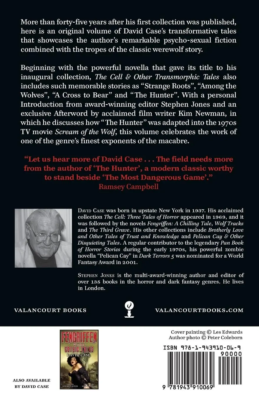 Rückseite: 9781943910069 | The Cell &amp; Other Transmorphic Tales | David Case | Taschenbuch | 2015