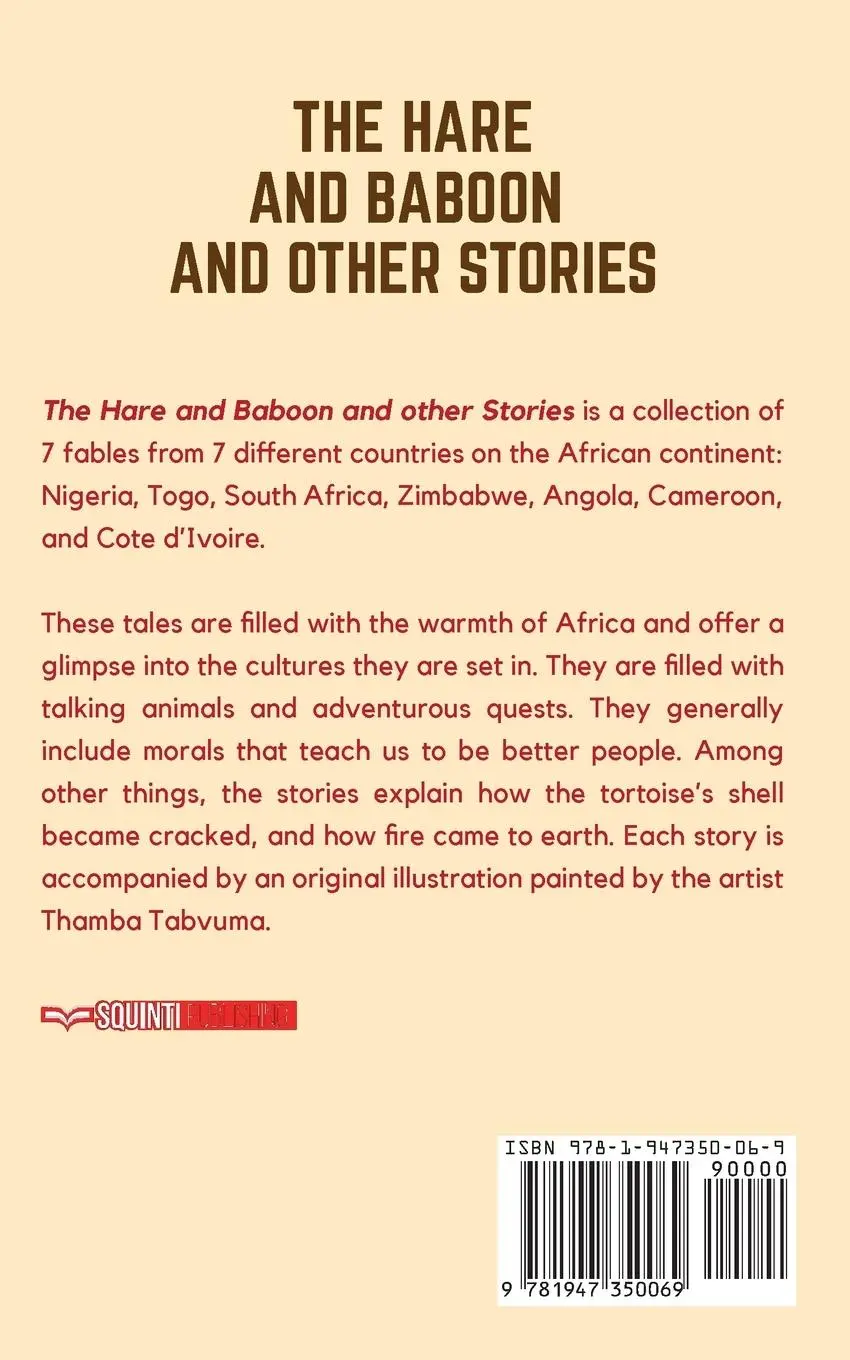 Rückseite: 9781947350069 | The Hare and Baboon and other Stories | Fables from Africa | Buch