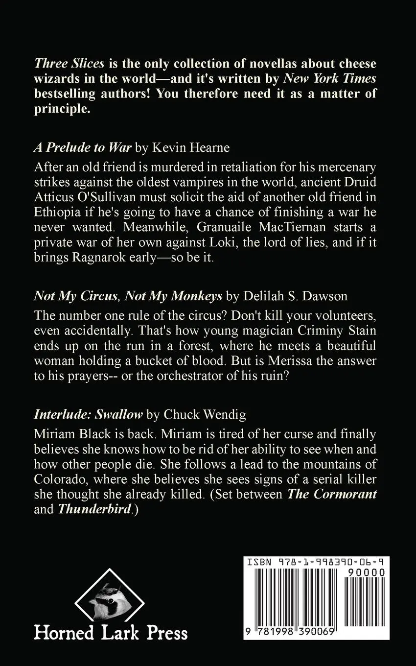 Rückseite: 9781998390069 | Three Slices | Kevin Hearne (u. a.) | Taschenbuch | Englisch | 2024
