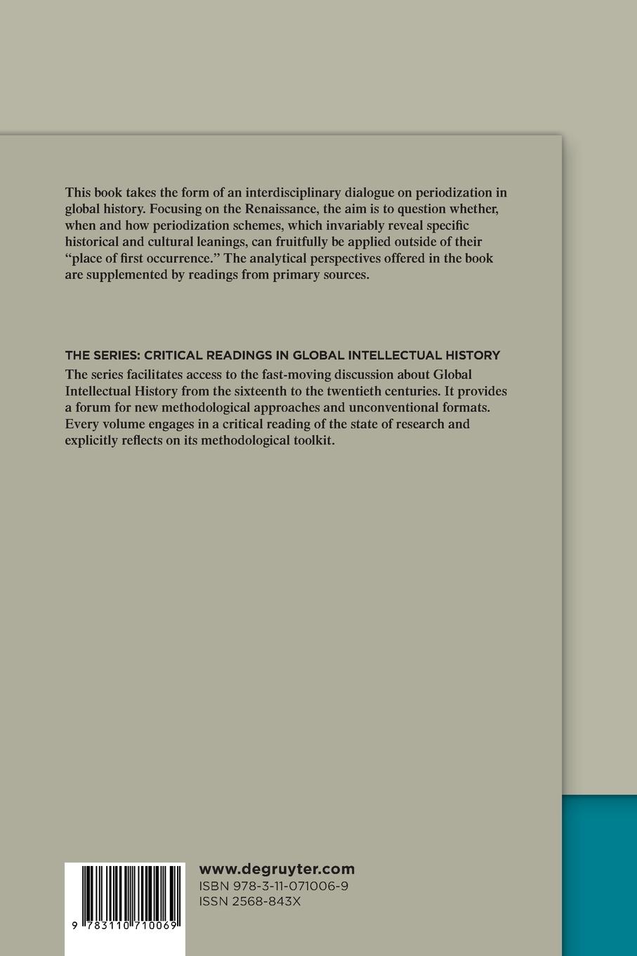 Rückseite: 9783110710069 | Why China did not have a Renaissance ¿ and why that matters | Buch