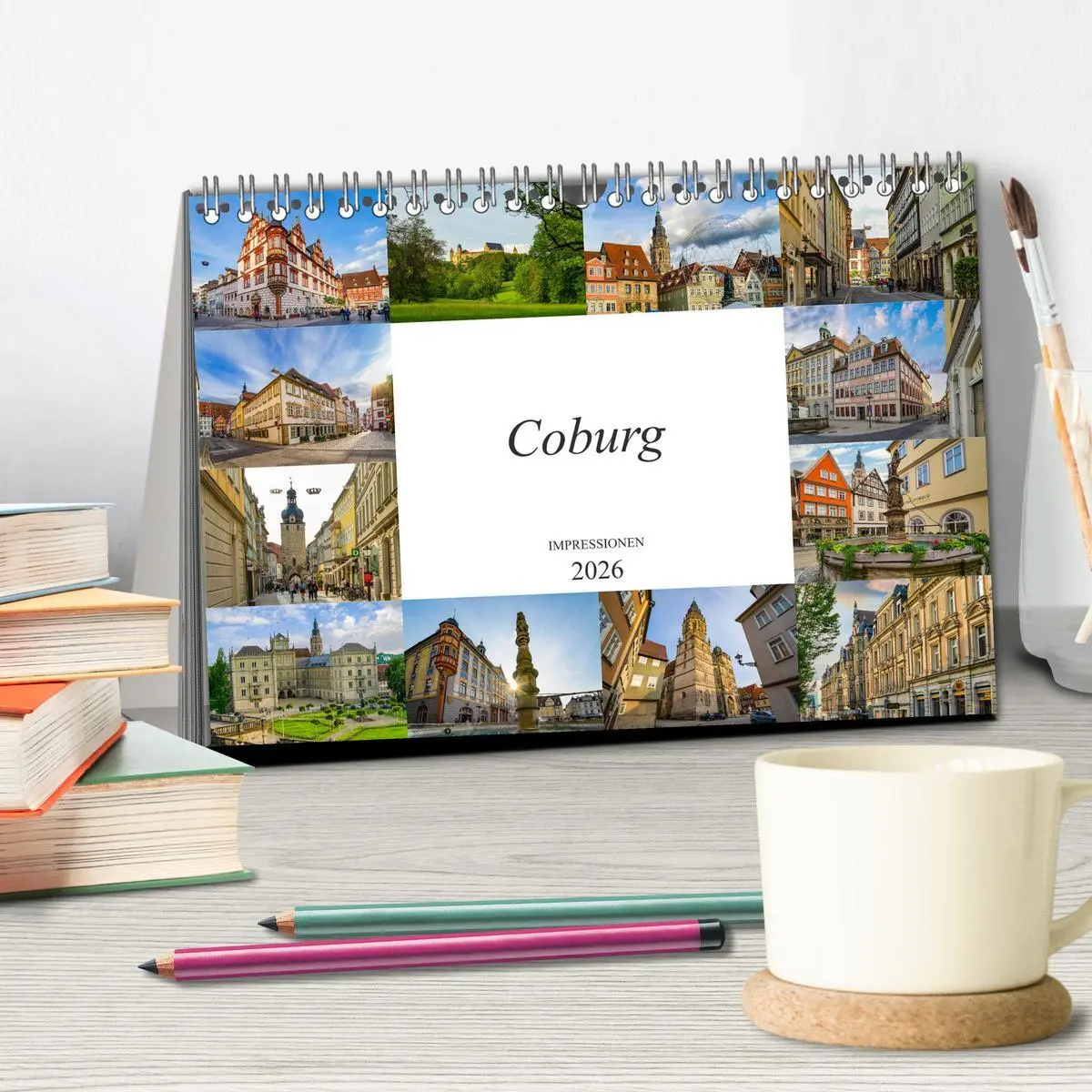 Bild: 9783457790069 | Coburg Impressionen (Tischkalender 2026 DIN A5 quer), CALVENDO...