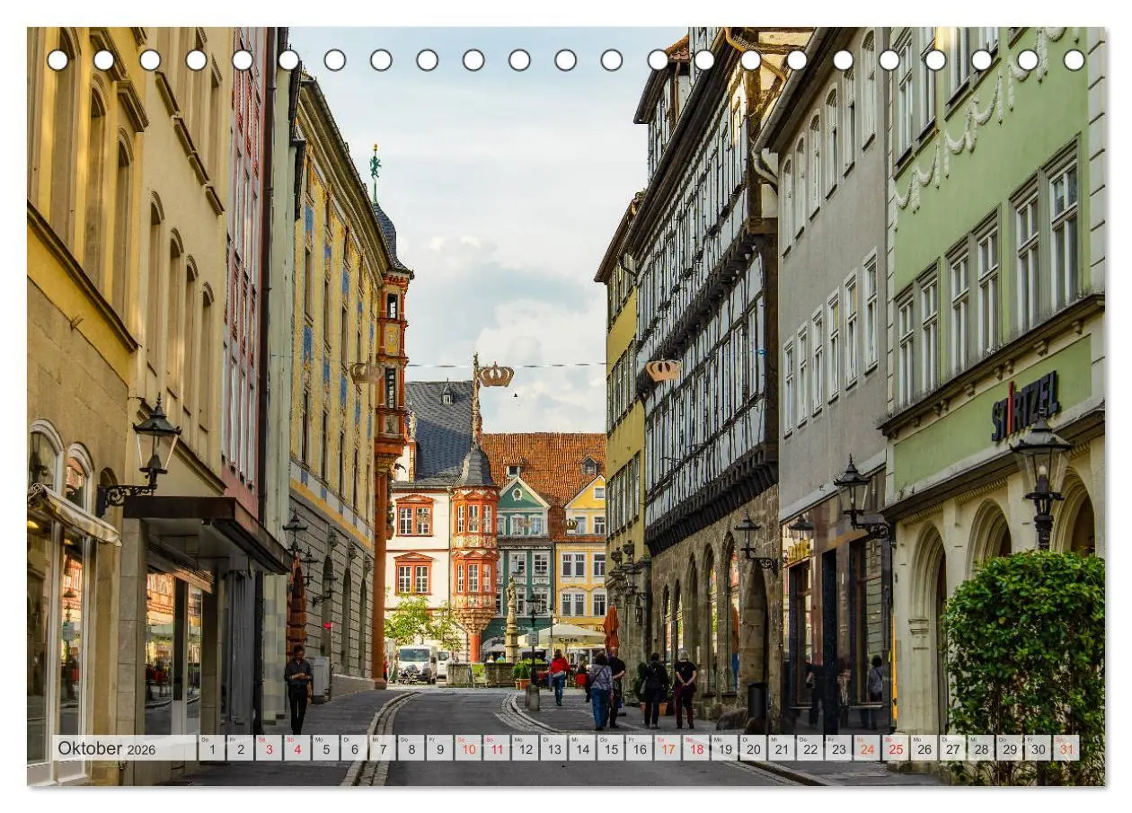 Bild: 9783457790069 | Coburg Impressionen (Tischkalender 2026 DIN A5 quer), CALVENDO...