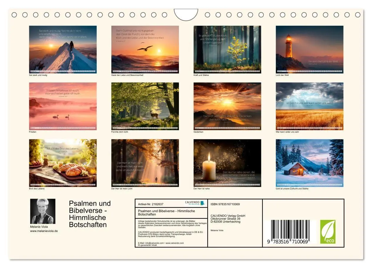 Bild: 9783516710069 | Psalmen und Bibelverse - Himmlische Botschaften (Wandkalender 2026...