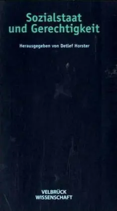 Cover: 9783934730069 | Sozialstaat und Gerechtigkeit | Detlef Horster | Taschenbuch | Deutsch