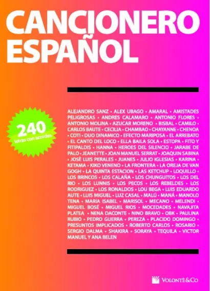 Cover: 9788863880069 | Cancionero Espanol | Songbuch (Gesang, Klavier und Gitarre) | Buch