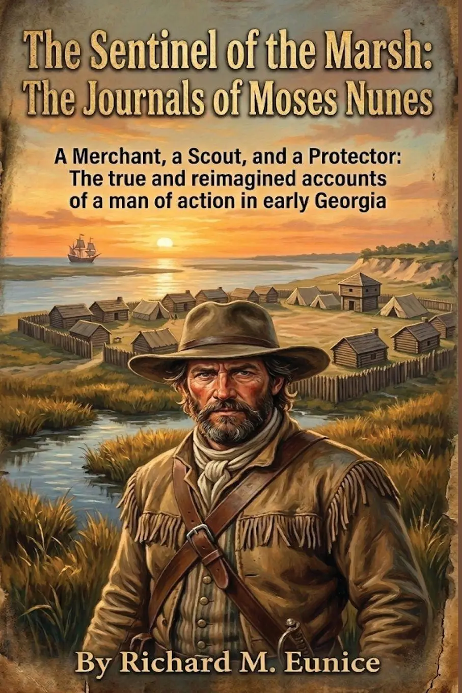 Cover: 9798295680069 | The Sentinel of the Marsh | The Journals of Moses Nunes | Eunice