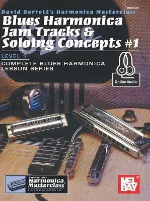 Cover: 9780786690169 | Blues Harmonica Jam Tracks &amp; Soloing Concepts #1 | David Barrett